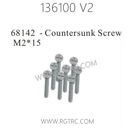 RGT 136100 V2 Parts 68142 Countersunk Screw M2X15