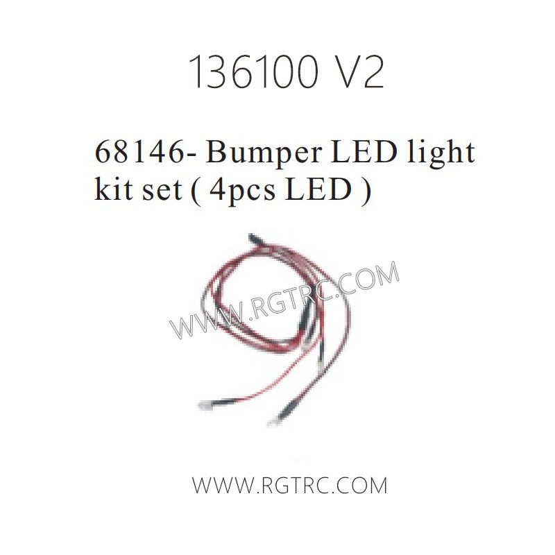 RGT 136100 V2 Parts 68146 Bumper LED Light