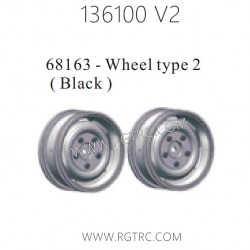 RGT 136100 V2 Parts 68163 Wheel Type 2 Black