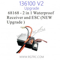 RGT 136100 V2 Parts 68168 2 in 1 Waterproof Receiver and ESC new Upgrade