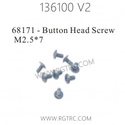 RGT 136100 V2 Parts 68171 Button Head Screw M2.5X7