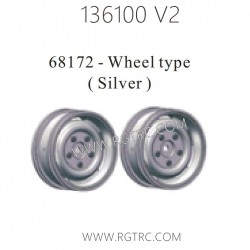 RGT 136100 V2 Parts 68172 Wheel Type Silver