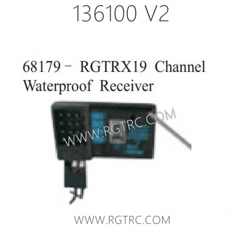 RGT 136100 V2 Parts 68179 RGTRX19 Channel Waterproof Receiver