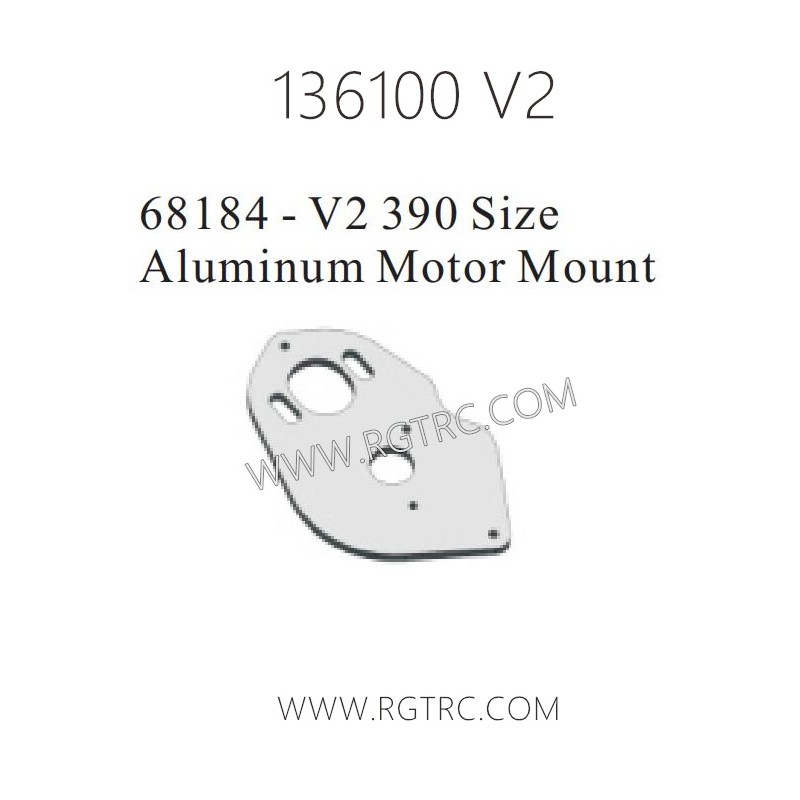 RGT 136100 V2 Parts 68184 V2 390 aluminum Motor Mount
