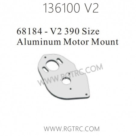 RGT 136100 V2 Parts 68184 V2 390 aluminum Motor Mount