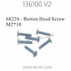 RGT 136100 V2 Parts 68226 Button Head Screw M2X10
