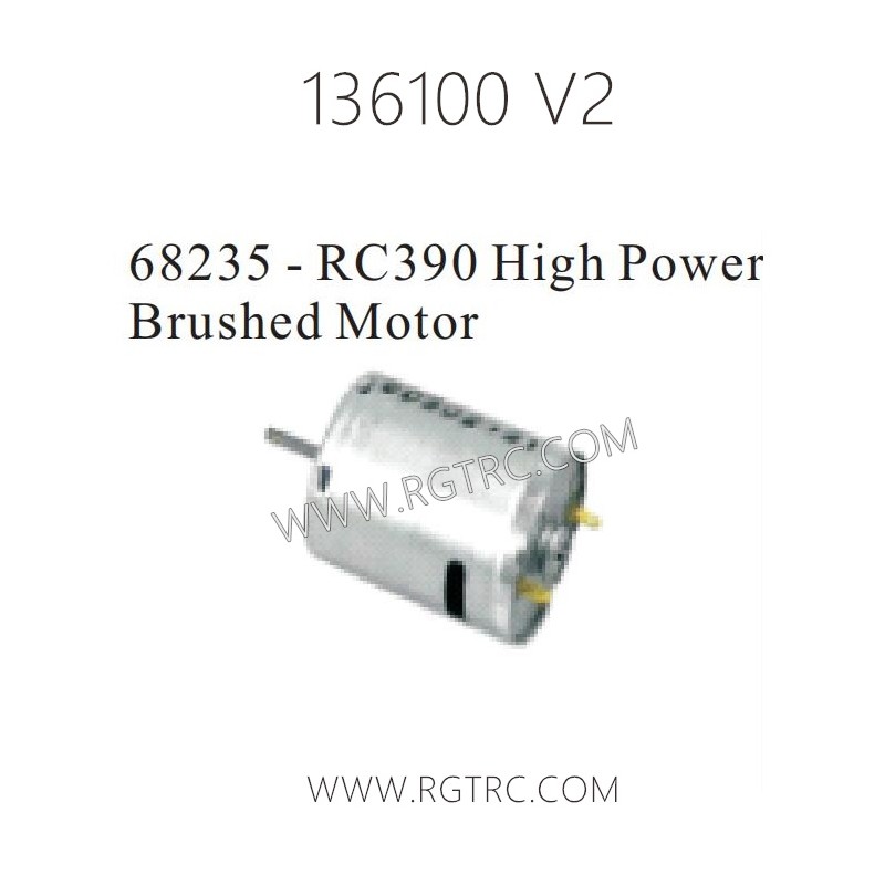 RGT 136100 V2 Parts 68235 RC390 High Power Brushed Motor