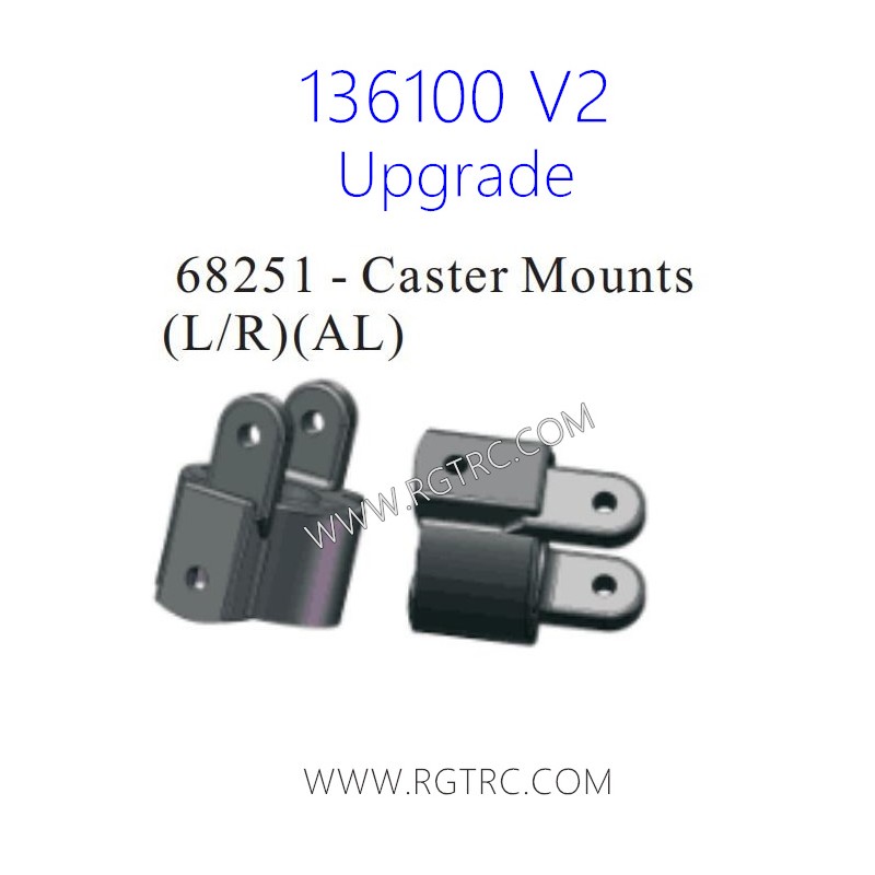 RGT 136100 V2 Parts 68251 Upgrade Caster Mounts AL.