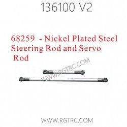 RGT 136100 V2 Parts 68259 Steel Steering Rod Servo Rod