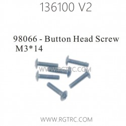 RGT 136100 V2 Parts 98066 Button Head Screw M3X14