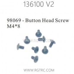 RGT 136100 V2 Parts 98069 Button Head Screw M4X8
