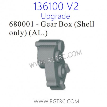 RGT 136100 V2 Parts 680001-Upgrade Gear Box Shell Only AL.