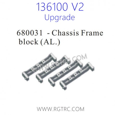 RGT 136100 V2 Upgrade Parts 680031 Chassis Frame Block AL.