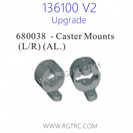RGT 136100 V2 Upgrade Parts 680038 Caster Mounts L and R AL.