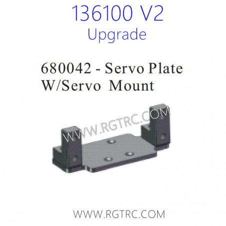 RGT 136100 V2 Upgrade Parts 680042 Servo Plate