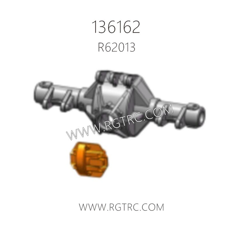 RGT 136162 1/16 RC Car Parts R62013 Rear Axle Gear Box Gear Cover