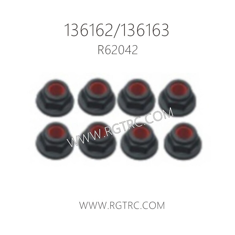 RGT 136162 136163 RC Car Parts R62042 Flange Lock Nut M4