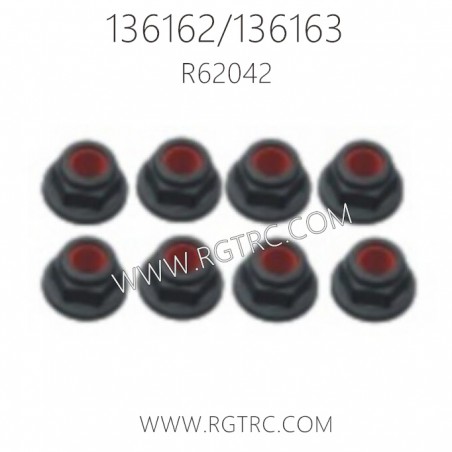 RGT 136162 136163 RC Car Parts R62042 Flange Lock Nut M4