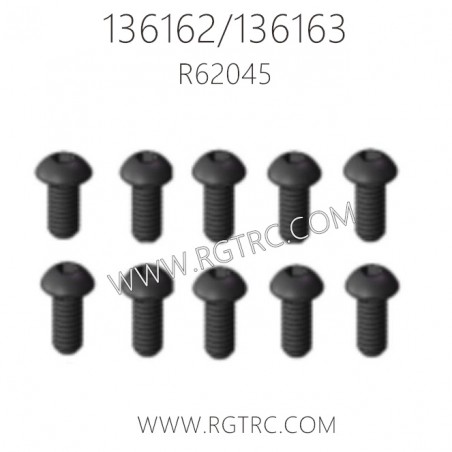 RGT 136162 136163 RC Car Parts R62045 Button Head Hex Screw 2.5X6mm