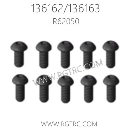 RGT 136162 136163 RC Car Parts R62050 Button Head Hex Screw 2.5X20mm